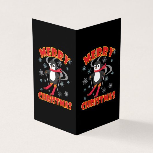 クリスマススキーイングペンギン (外部)