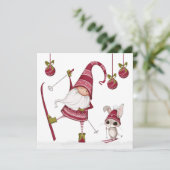 クリスマススキー格言とバニークリスマスカード (スタンド正面)