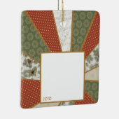 クリスマススクウェア写真オーナメント セラミックオーナメント (右)