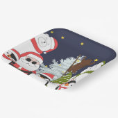 クリスマススクウェア紙プレート ペーパープレート (傾斜あり)