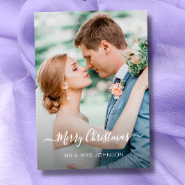 クリスマススクエレガントリプト写真2サイドデザイン シーズンカード