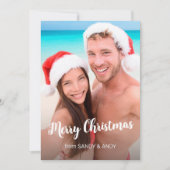 クリスマススクエレガントリプト2サイドデザイン写真 シーズンカード (正面)