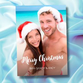 クリスマススクエレガントリプト2サイドデザイン写真 シーズンカード