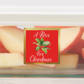 クリスマススクラベルのキス ラベル (貼付)