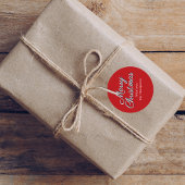 クリスマススクリプトカスタム ラウンドシール