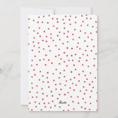 クリスマススクリプトジョイ平和ラブホリー写真 シーズンカード (裏面)