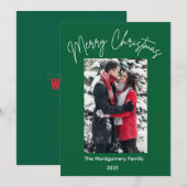 クリスマススクリプト シーズンカード (正面/裏面)