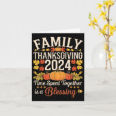 クリスマススクワッドクリスマスマッチングパジャマスファミリークリス カード (黄色い花)