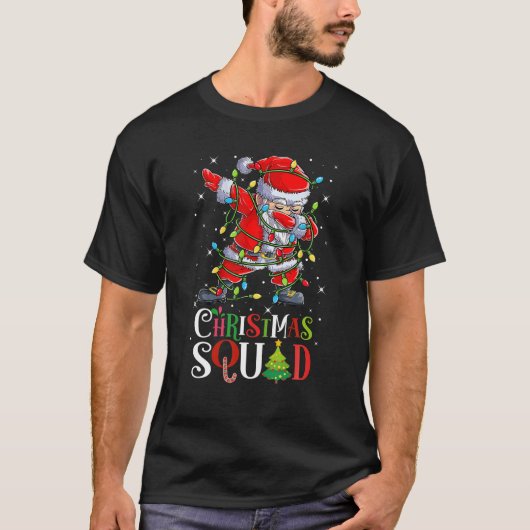 クリスマススクワッドサンタダンスクリスマスライフ Tシャツ (正面)