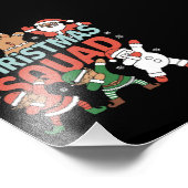 クリスマススクワッドサンタダービング小妖精や小人ファミリーマッチング フォトプリント            (角)