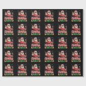 クリスマススクワッドサンタ・アフロマン誇りを持ったブラック・アフリカ ラッピングペーパー (フラット)