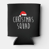 クリスマススクワッドシャツマッチファミリークリスマス 缶クーラー (正面)