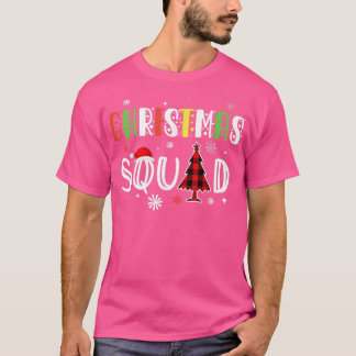 クリスマススクワッドファミリーマッチングパジャマクリスマスT-Shi Tシャツ