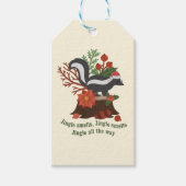 クリスマススクンクプン：ジングルの匂い ギフトタグ (正面)