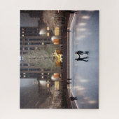 クリスマススケートで滑るアットロックフェラーセンター ジグソーパズル (縦)