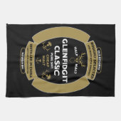 クリスマススコッチウイスキーラベル キッチンタオル (横)