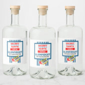 クリスマススコッチウイスキーラベル リキュールボトルラベル (ボトル)