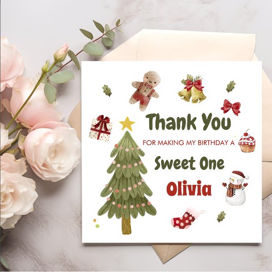 クリスマススススススヌワンの誕生日パーティー スタンダードカクテルナプキン