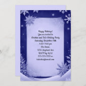 クリスマススススススノーパーティー 招待状 (正面/裏面)