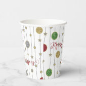 クリスマススススススパークリーオーナメント 紙コップ (右)