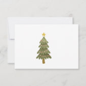 クリスマスススススヌワンの誕生日パーティーの写真 サンキューカード (裏面)