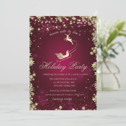 クリスマススススリートインディアスターズカンパニーパーティー 招待状 (スタンド正面)