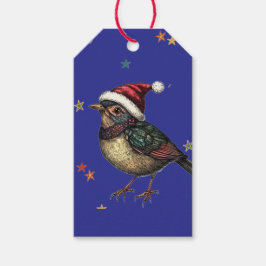 クリスマススズメギフトタグ ギフトタグ