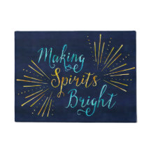 クリスマススタイリッシュタイポグラフィでスピリッツが輝く