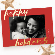 クリスマススタイリッシュレッド金ゴールド写真撮影