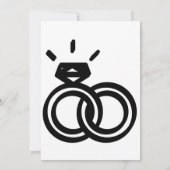 クリスマススタイリッシュ |おもしろいミニマルカップルのフォトメタル 招待状 (裏面)