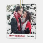 クリスマススタイリッシュ |モダンオーナメント セラミックオーナメント (左)