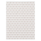 クリスマススタッグディアウォーターカラーアニマルフェスティバル テーブルクロス (正面)