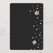 クリスマススタッフのパーティー 招待状 (裏面)