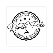 クリスマススタンプ特別配達サンタクロース切手 セルフインキングスタンプ (デザイン)