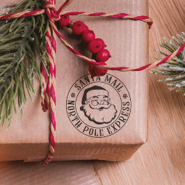 クリスマススタンプ特別配達サンタクロース切手 セルフインキングスタンプ