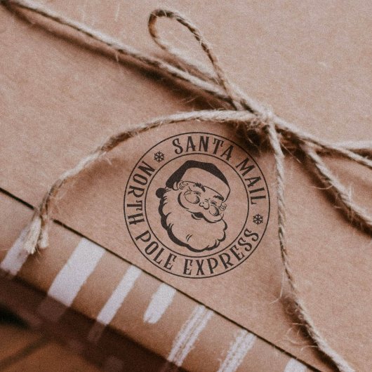 クリスマススタンプ特別配達サンタクロース ラバースタンプ