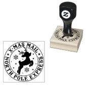 クリスマススタンプ特別配達サンタクロース ラバースタンプ (押印)