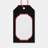 クリスマススターが華やかに ギフトタグ (裏面)