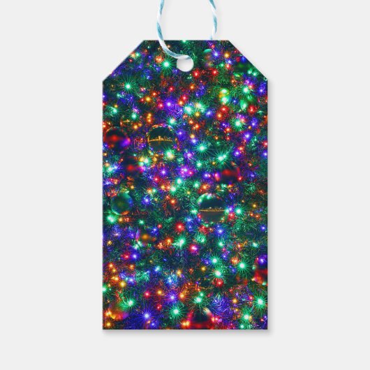 クリスマススターきらめくズ ギフトタグ (正面)