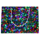 クリスマススターきらめくズ ラージペーパーバッグ (正面)