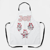 クリスマススターとボーブルとの喜び エプロン (正面)