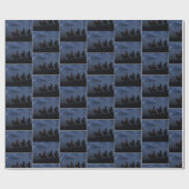 クリスマススターとワイズマン ラッピングペーパー (フラット)