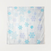 クリスマススターの背景 タペストリー (正面(横))