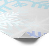 クリスマススターの背景 ポスター (角)