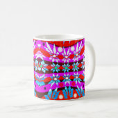 クリスマススターアート コーヒーマグカップ (正面右)