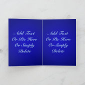 クリスマススターカードテンプレート シーズンカード (内部)