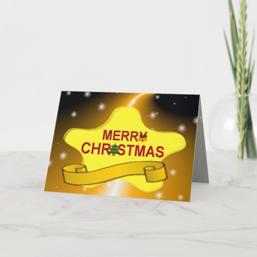 クリスマススターカード シーズンカード (正面)