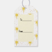 クリスマススターギフトラベル ギフトタグ (裏面)