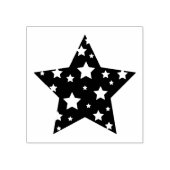 クリスマススタースタンプ ラバースタンプ (インプリント)