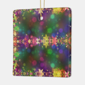 クリスマススターズホリデー セラミックオーナメント (左)